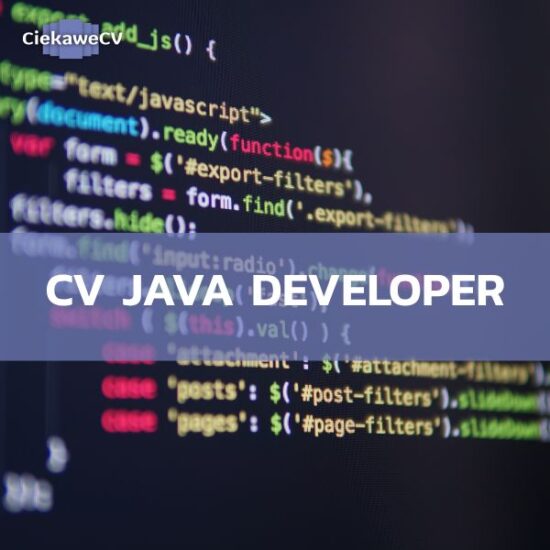 CV Java Developer: jak stworzyć dokument, który wyróżni Cię na tle innych?