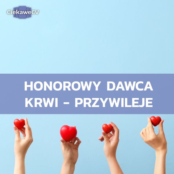 Honorowy dawca krwi przywileje