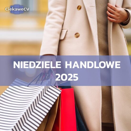 Kiedy niedziele handlowe 2025?