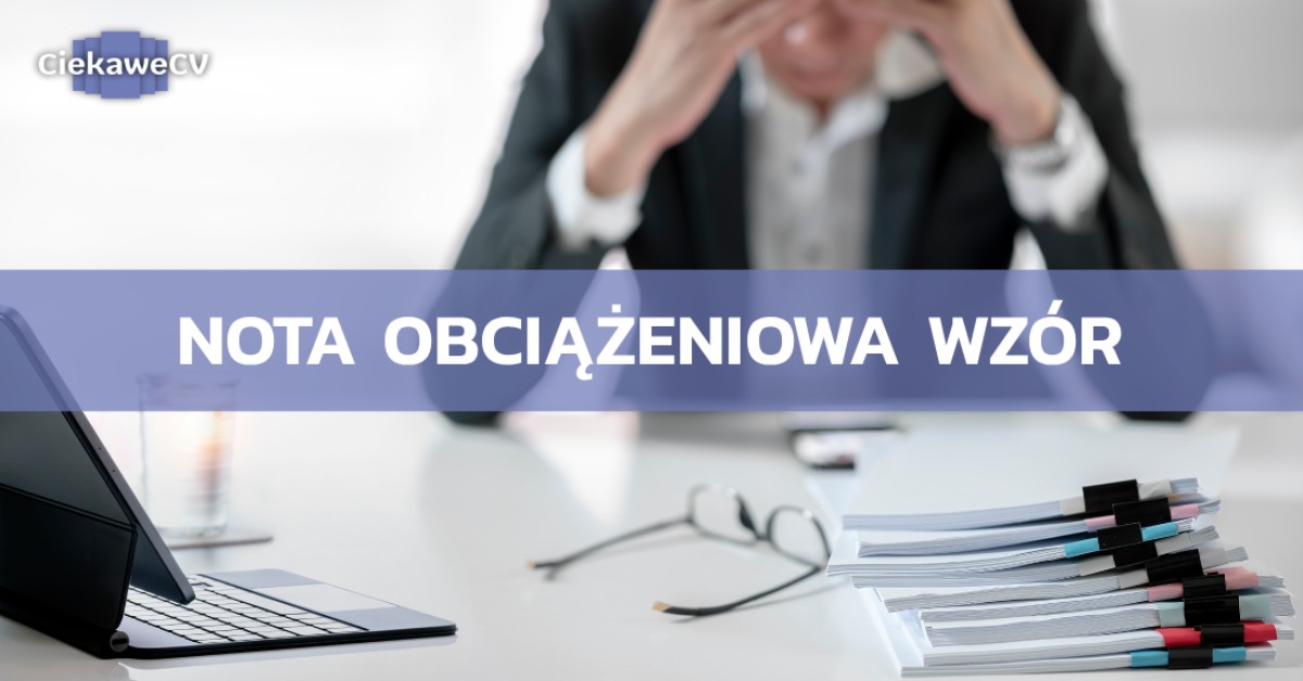 Nota obciazeniowa wzor