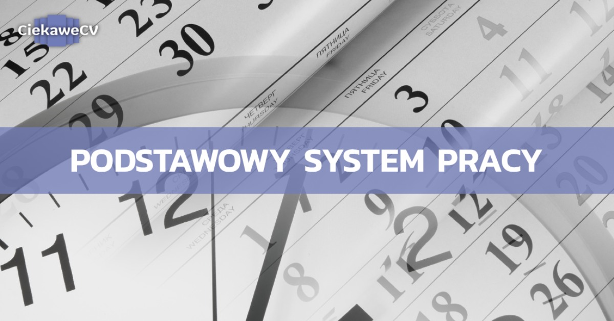 Podstawowy system pracy