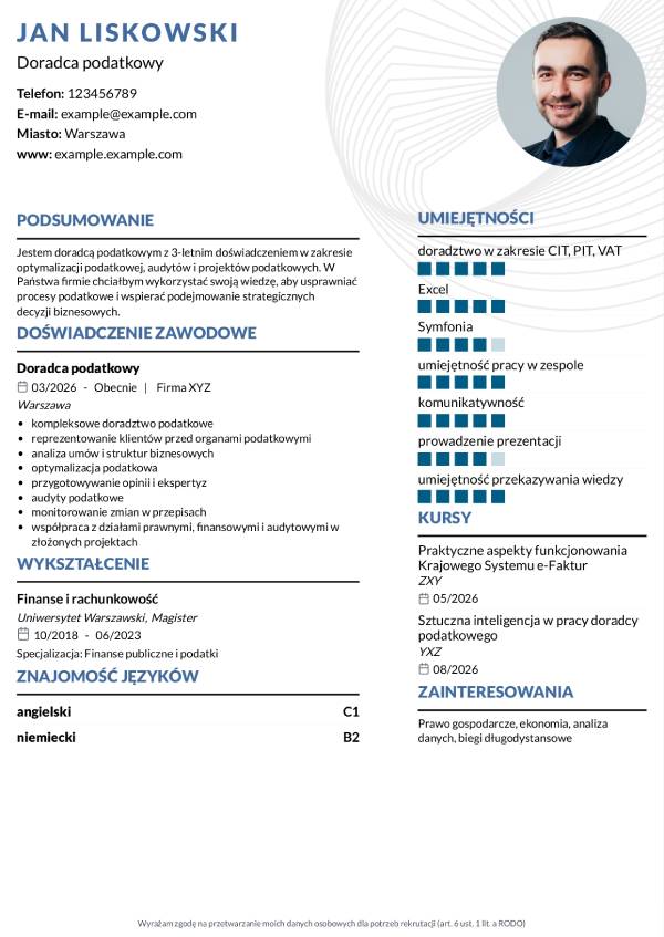 Profesjonalne cv kreatywne