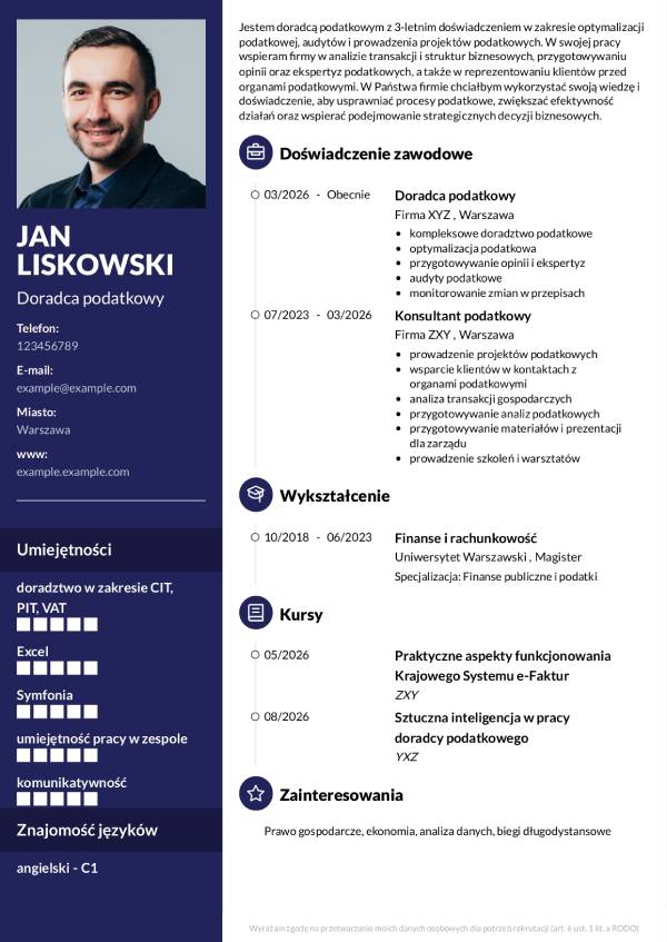 Profesjonalne cv wyrozniajace