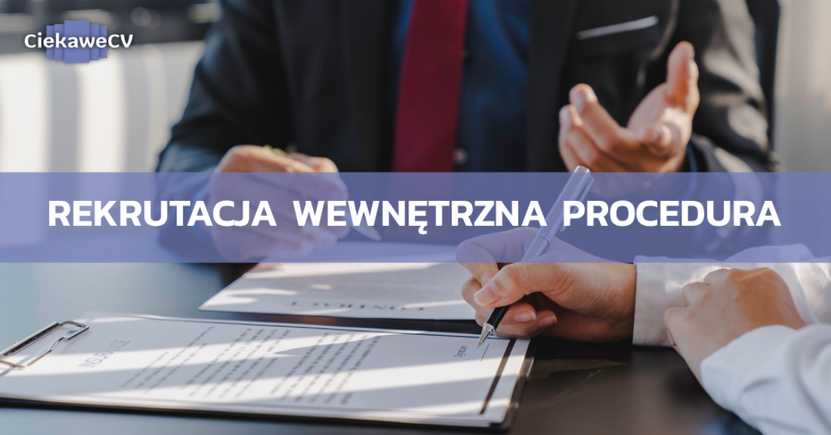 Rekrutacja wewnetrzna procedura