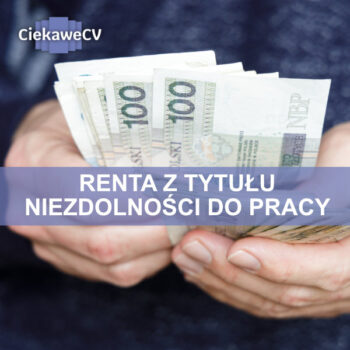 renta z tytułu niezdolności do pracy