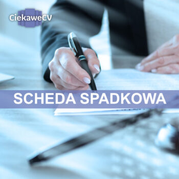 scheda spadkowa