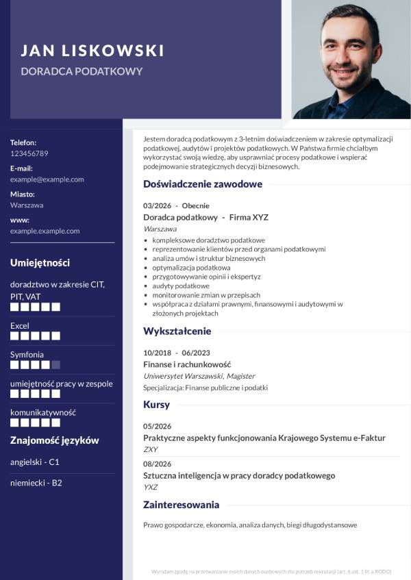 Szkic cv innowacyjny