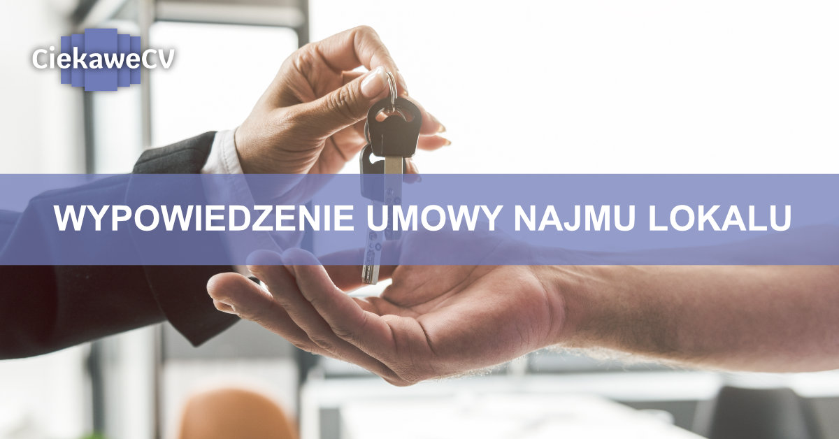 wypowiedzenie umowy najmu lokalu